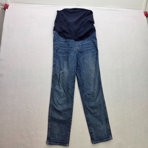 Madwell Maternity Stovepipe‎ Jeans Womens 27 Stretch Cropped - Picture 1 of 8